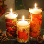 زیبایی منزل خود را با شمع‌ شناور دست‌ساز و پاییزی، دو چندان کنید!