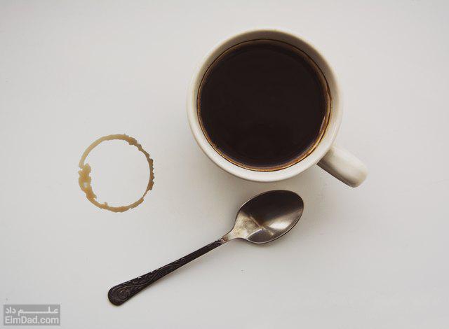 تمیز کردن لکه‌های قهوه