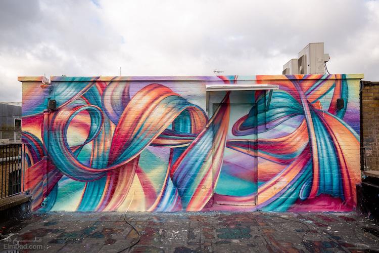 زیباسازی شهر با نقاشی های دیواری