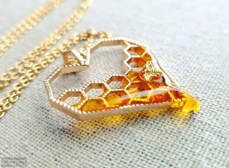 طراحی جواهرات با الهام از زنبور عسل