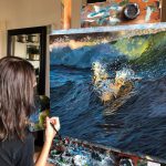 نقاشی هایی از آب ها و اقیانوس ها